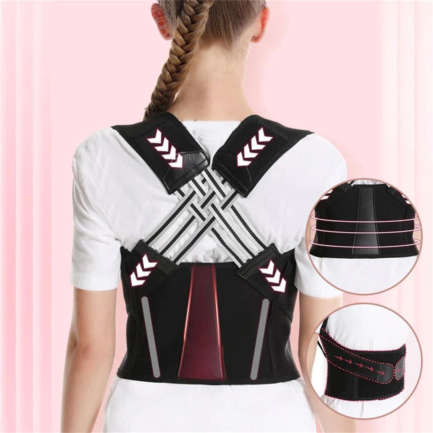 SwiftStore™ Adjustable Posture Corrector – Back, Neck & Shoulder Support