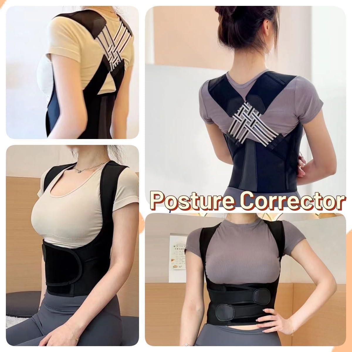 SwiftStore™ Adjustable Posture Corrector – Back, Neck & Shoulder Support