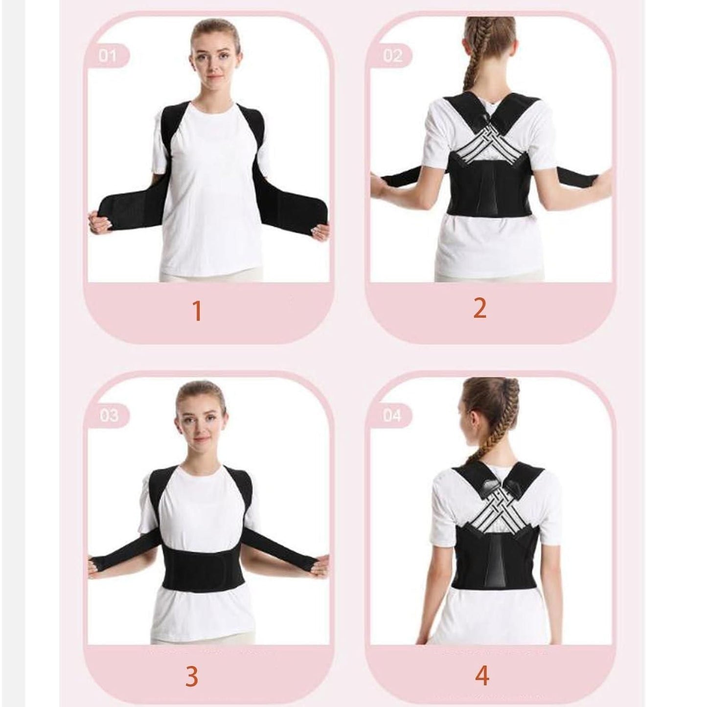 SwiftStore™ Adjustable Posture Corrector – Back, Neck & Shoulder Support