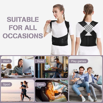 SwiftStore™ Adjustable Posture Corrector – Back, Neck & Shoulder Support
